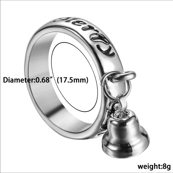 “Merry Christmas” Ring w/Bell - Picture 4 of 7